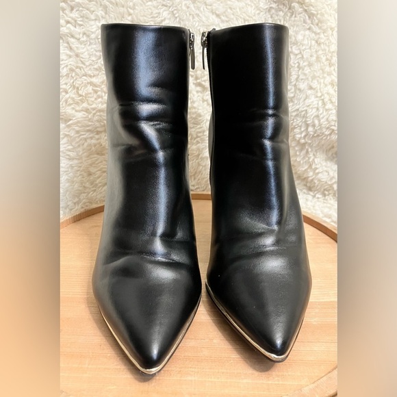Marc Fisher Black Ankle Boots Dalla Pointed Toe Size 9.5 - Picture 2 of 13